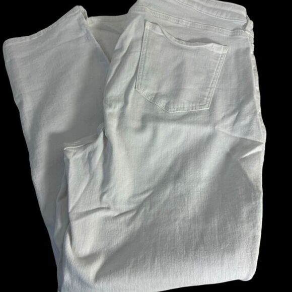 NYDJ Curves 360 White High Rise Jeans Sz 14 - Picture 2 of 10